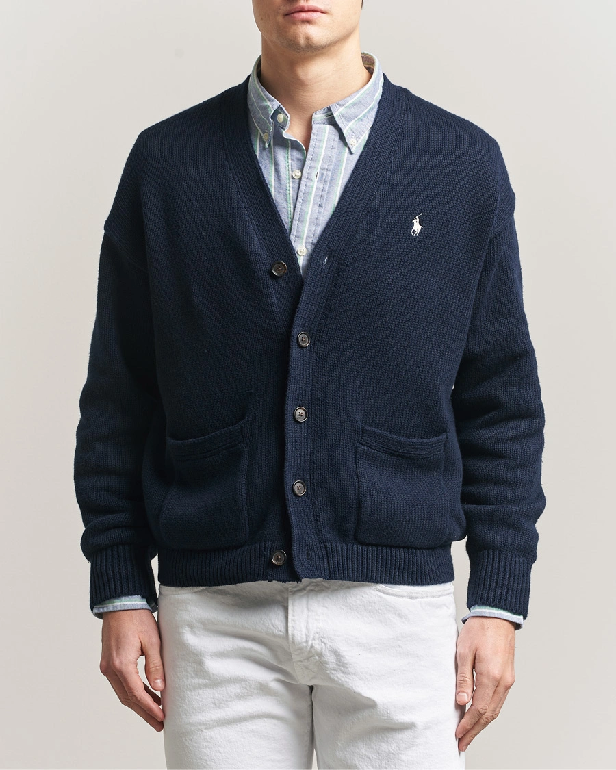 Heren | Truien | Polo Ralph Lauren | Cotton Cardigan Hunter Navy