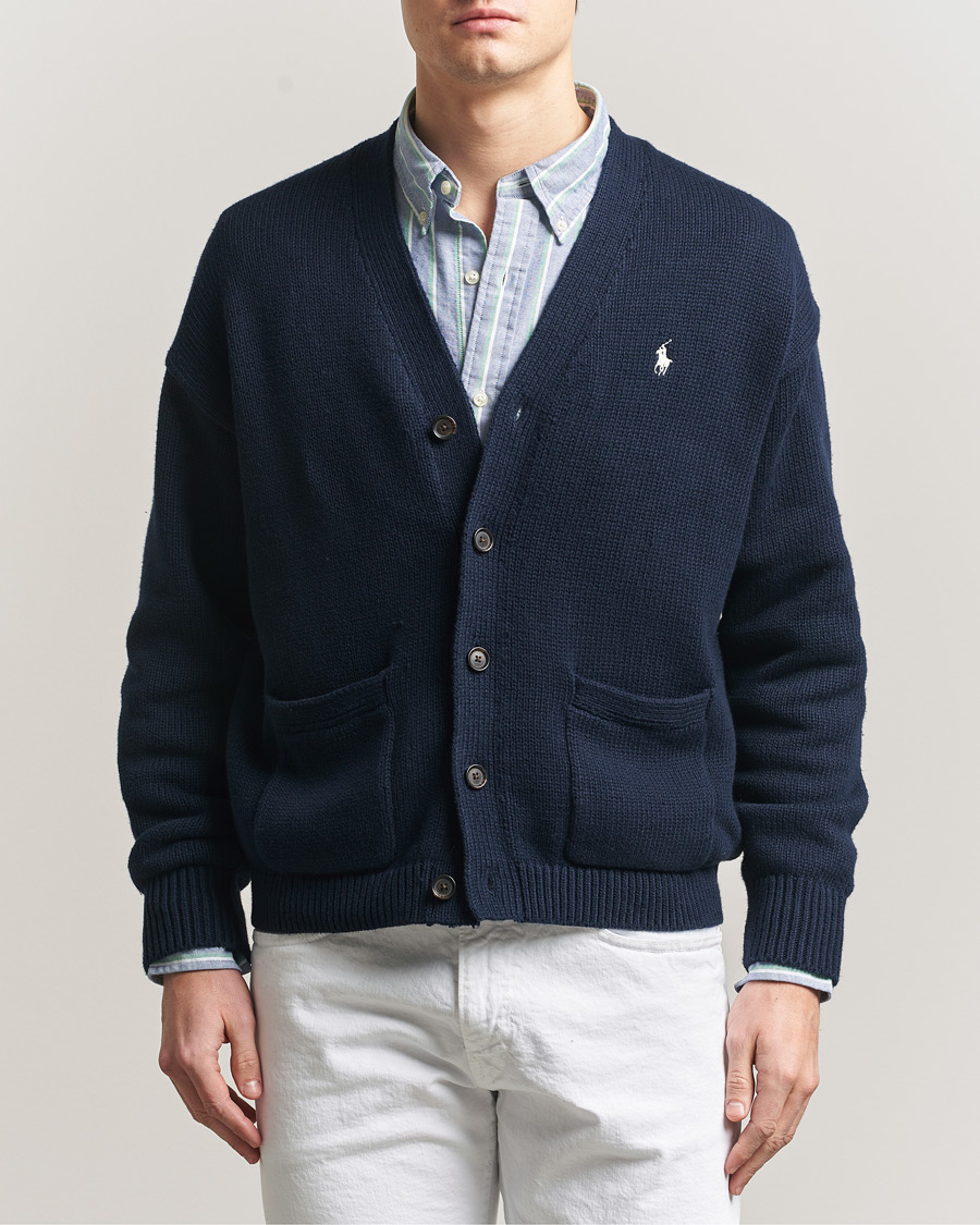 Heren | Truien | Polo Ralph Lauren | Cotton Cardigan Hunter Navy