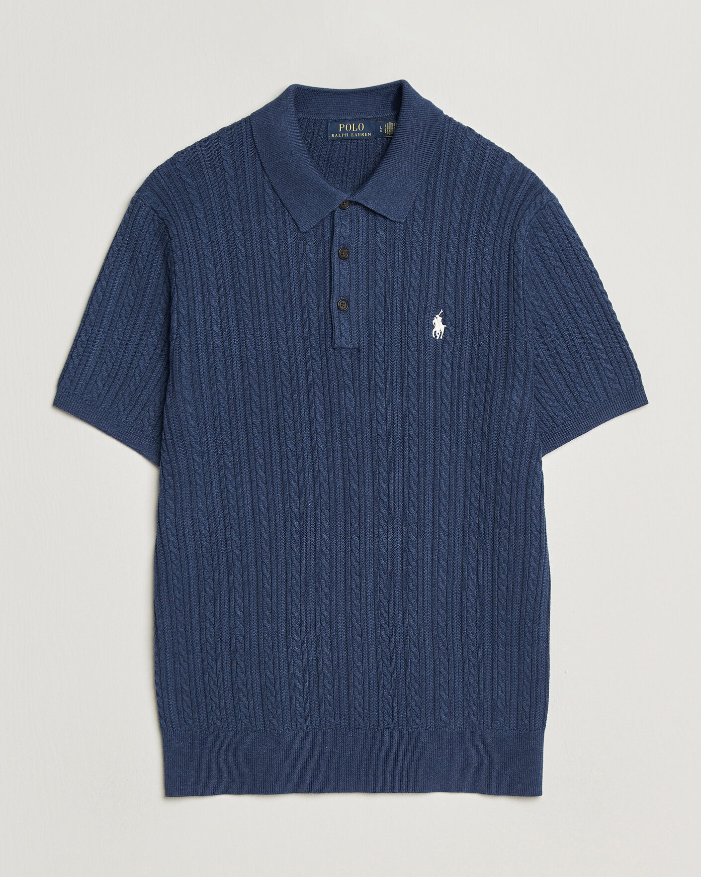 Heren | Polo's | Polo Ralph Lauren | Cotton Polo Rustic Navy Heather