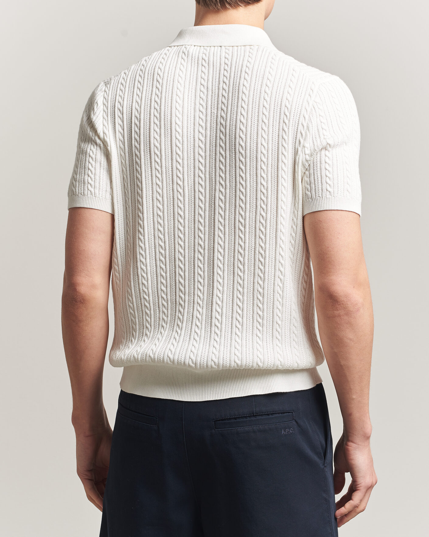 Heren | Polo's | Polo Ralph Lauren | Cotton Polo Deckwash White/Navy