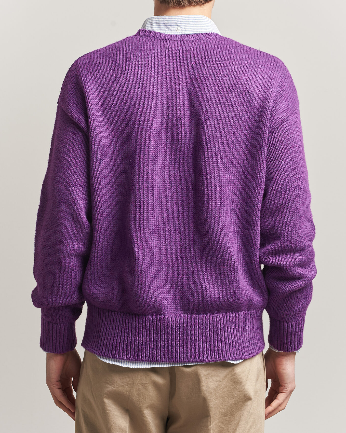 Heren | Truien | Polo Ralph Lauren | Cotton Logo Sweater Purple Heahter