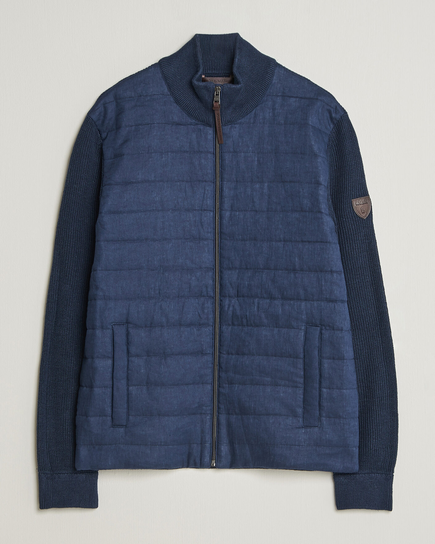 Heren | Truien | Polo Ralph Lauren | Linen Full Zip Sweater Navy