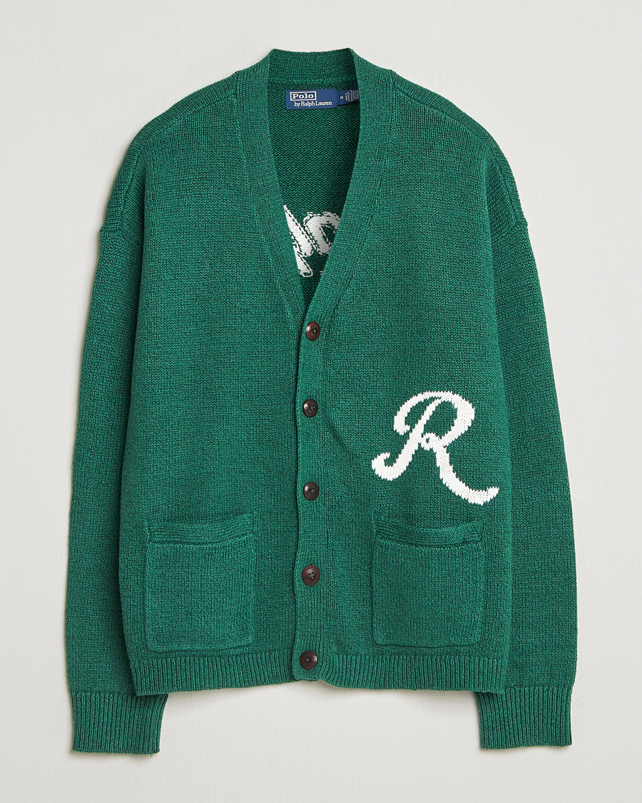 Heren | Truien | Polo Ralph Lauren | Linen Blend Cardigan Bay Green