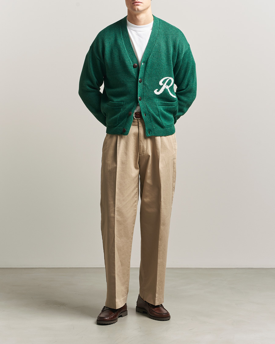 Heren | Truien | Polo Ralph Lauren | Linen Blend Cardigan Bay Green