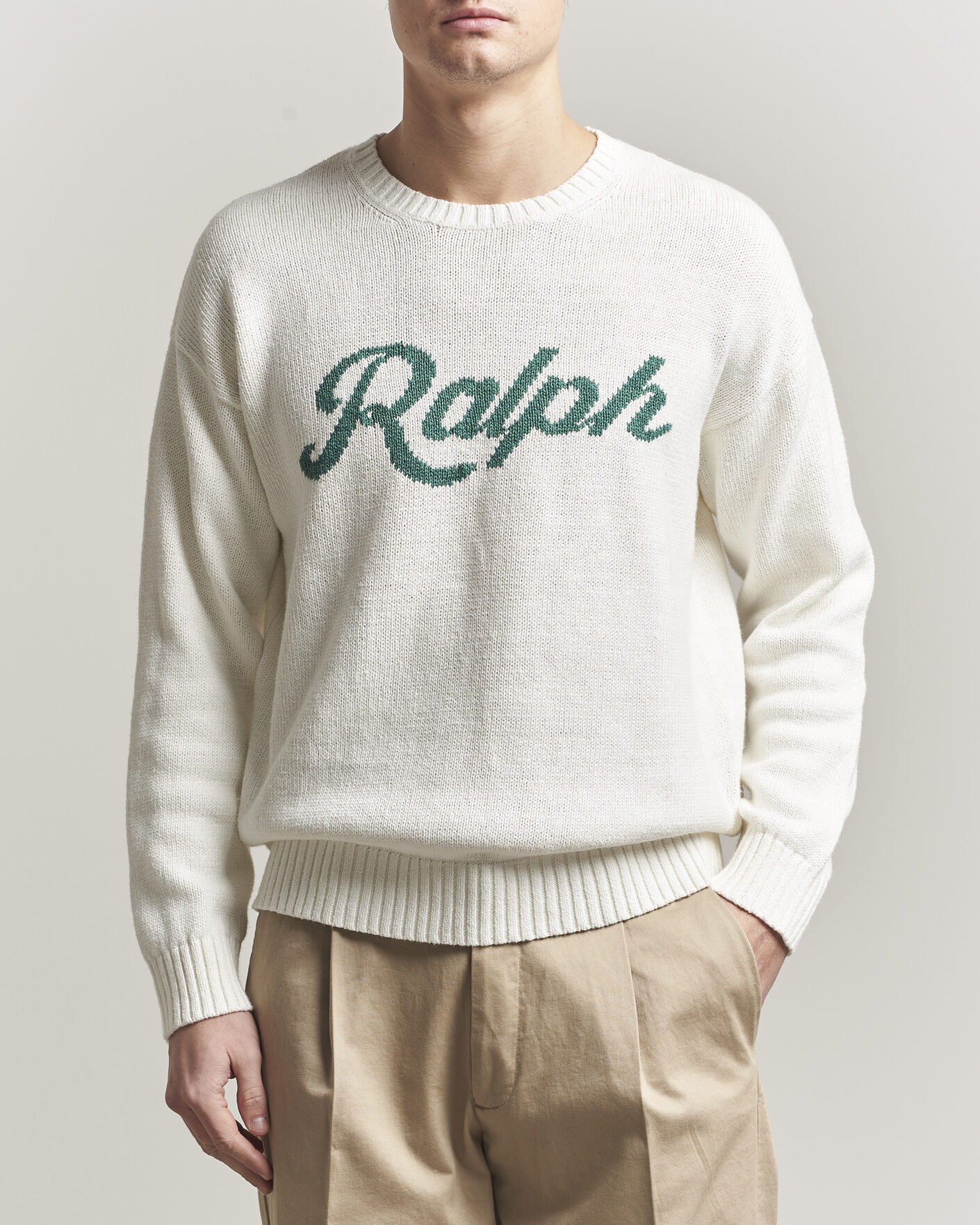 Heren | Truien | Polo Ralph Lauren | Linen Blend Sweater Deckwash White