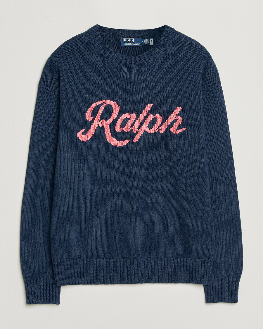 Heren | Truien | Polo Ralph Lauren | Linen Blend Sweater Dark Cobalt