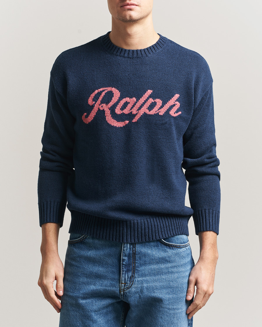 Heren | Truien | Polo Ralph Lauren | Linen Blend Sweater Dark Cobalt