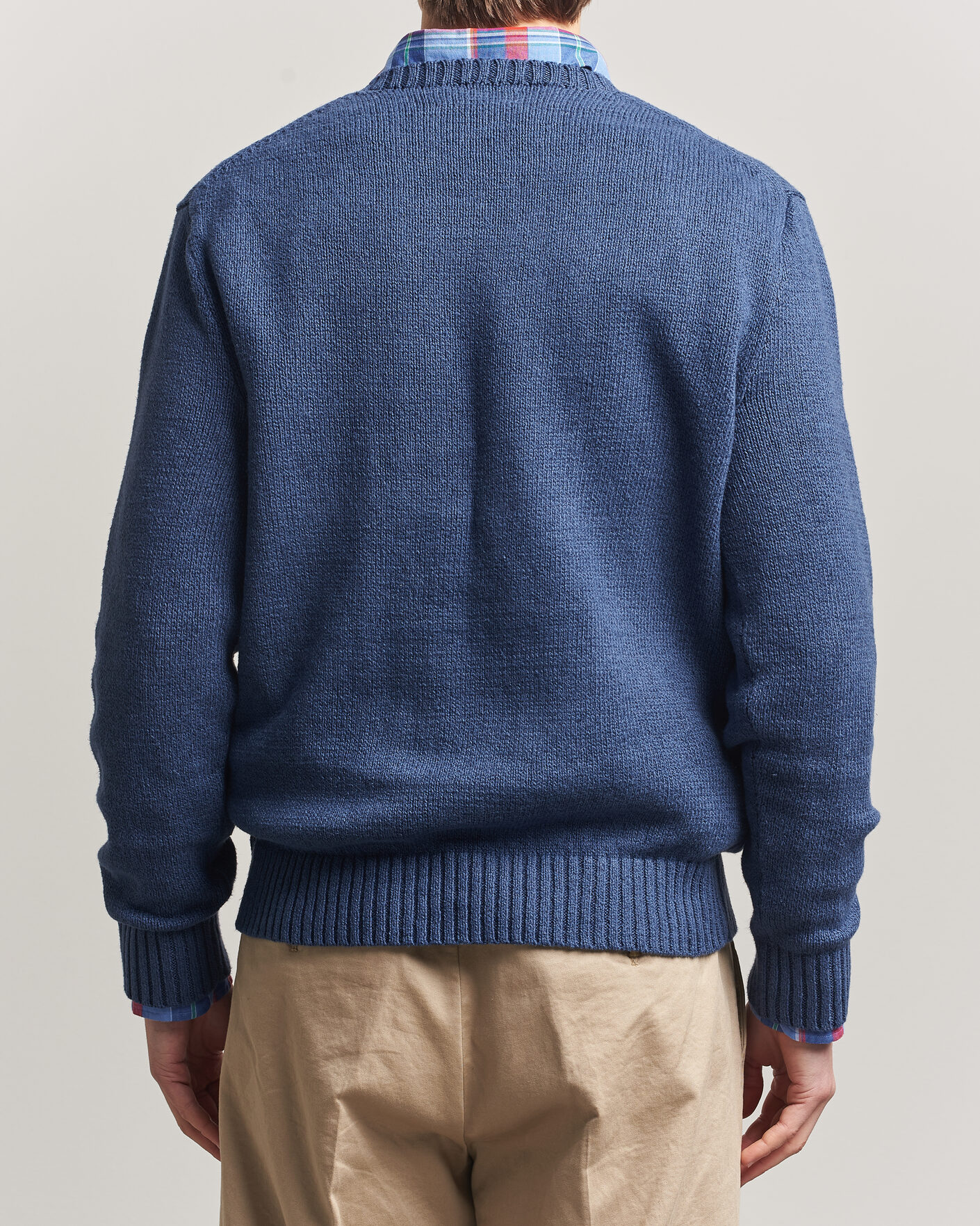 Heren | Truien | Polo Ralph Lauren | Cotton Linen Bear Sweater Light Navy