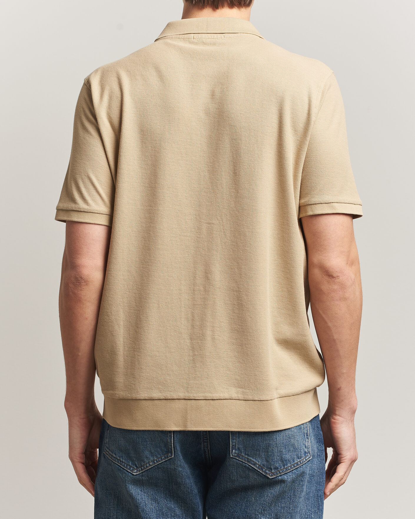 Heren | Polo's | Polo Ralph Lauren | Cotton Knitted Polo Coastal Beige