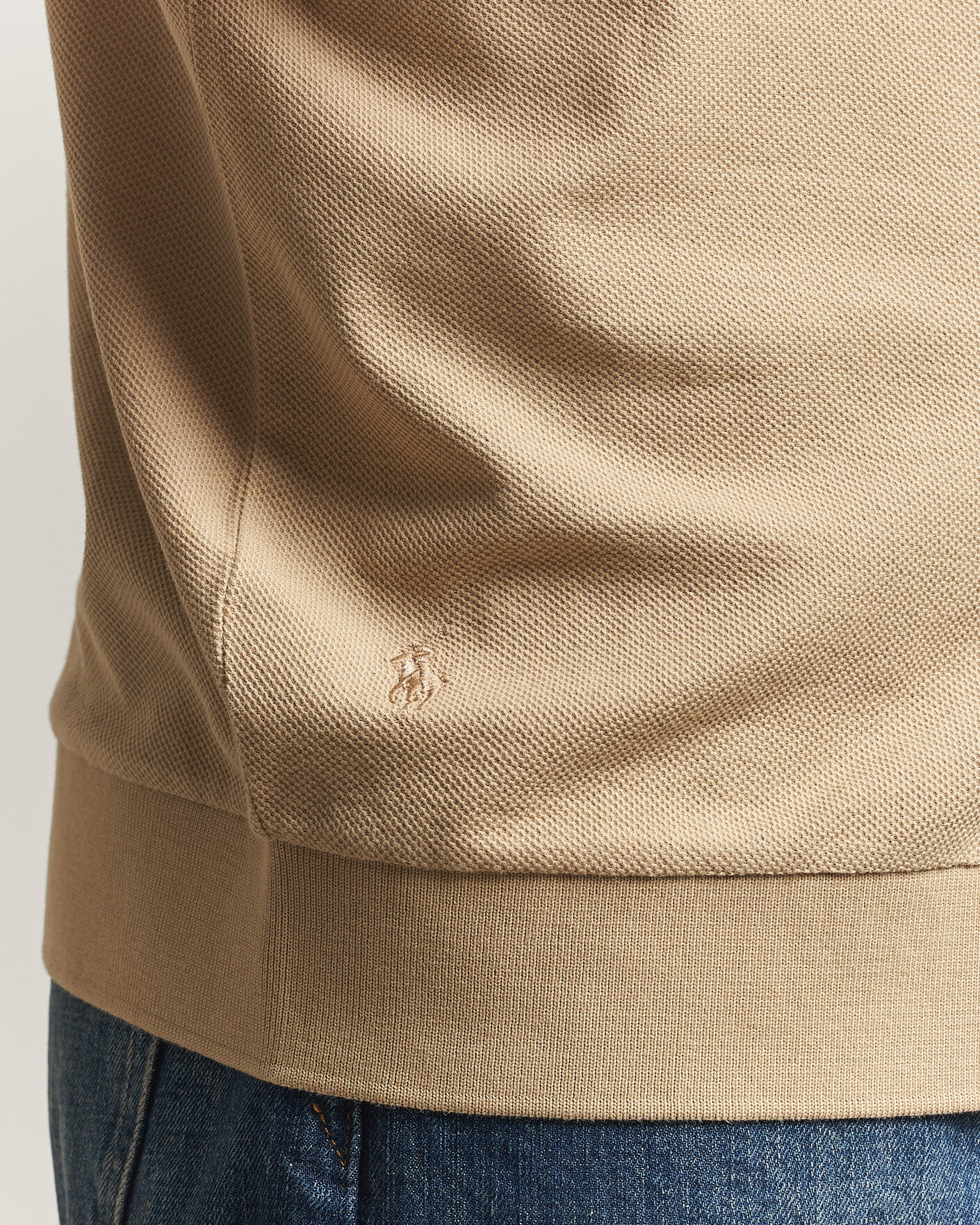 Heren | Polo's | Polo Ralph Lauren | Cotton Knitted Polo Coastal Beige