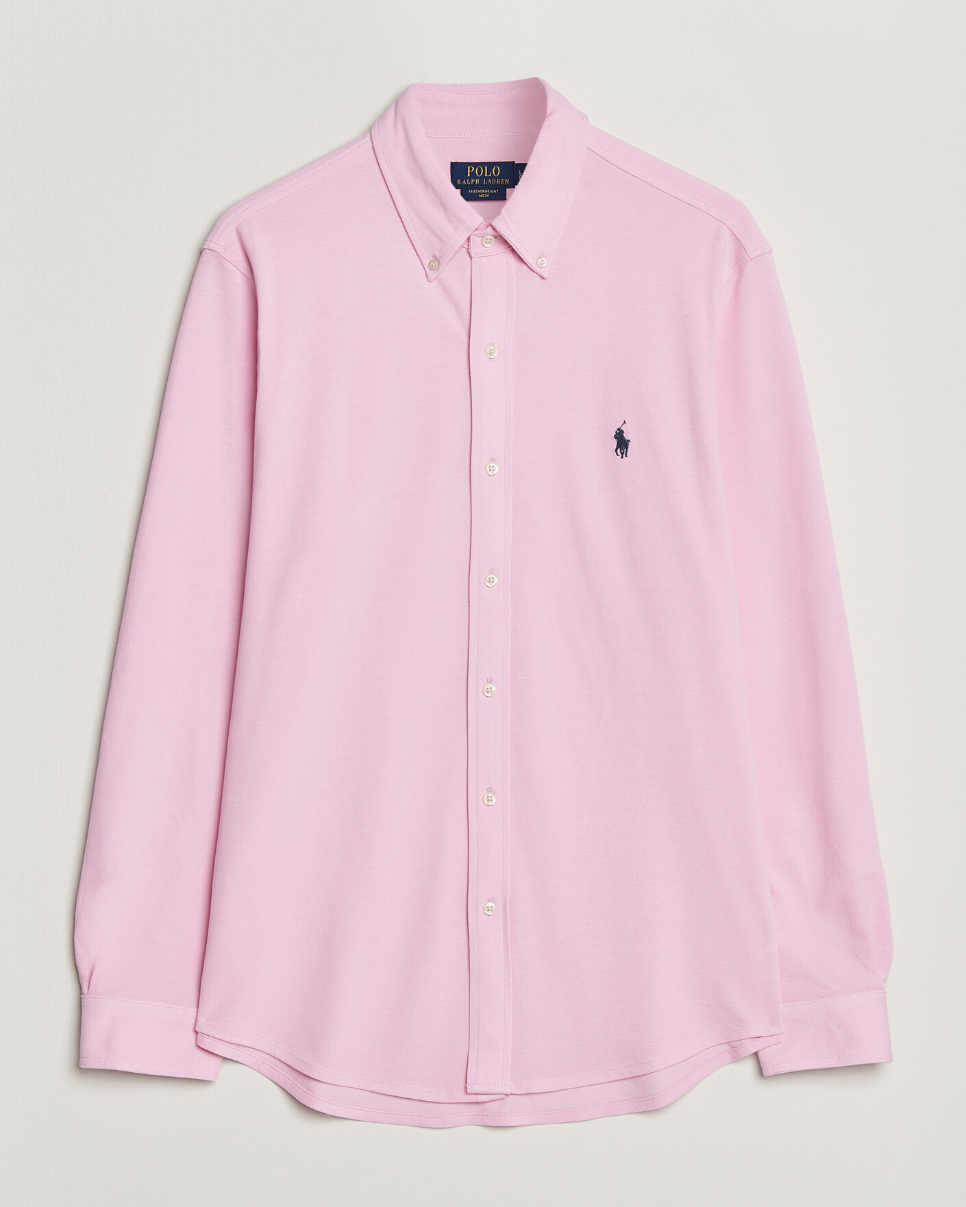 Heren | Overhemden | Polo Ralph Lauren | Featherweight Mesh Shirt Carmel Pink