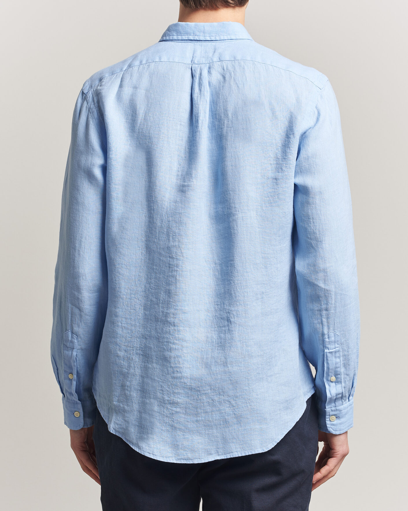 Heren | Overhemden | Polo Ralph Lauren | Slim Fit Linen Shirt Austin Blue