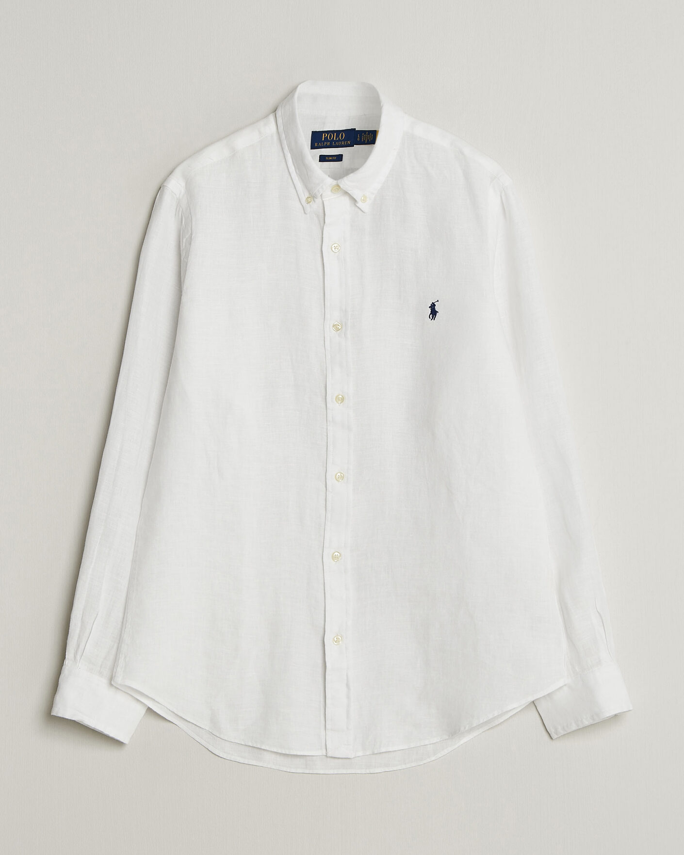 Heren | Overhemden | Polo Ralph Lauren | Slim Fit Linen Shirt White