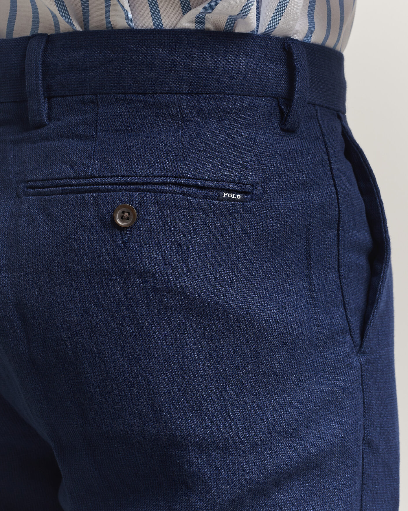 Heren | Broeken | Polo Ralph Lauren | Cotton Linen Pants Newport Navy