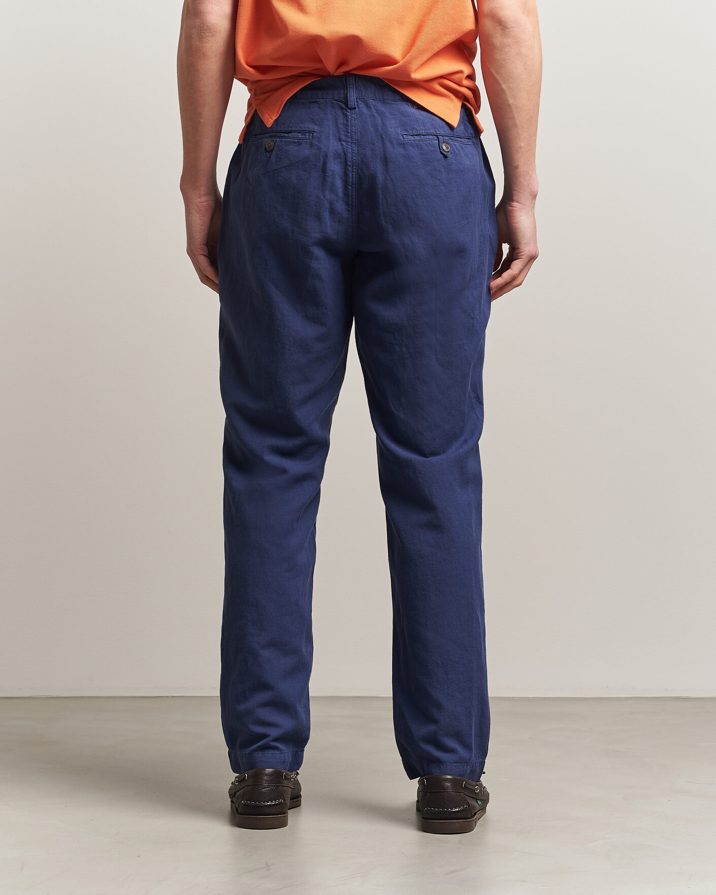 Heren | Broeken | Polo Ralph Lauren | Linen Cotton Pants New Classic Navy