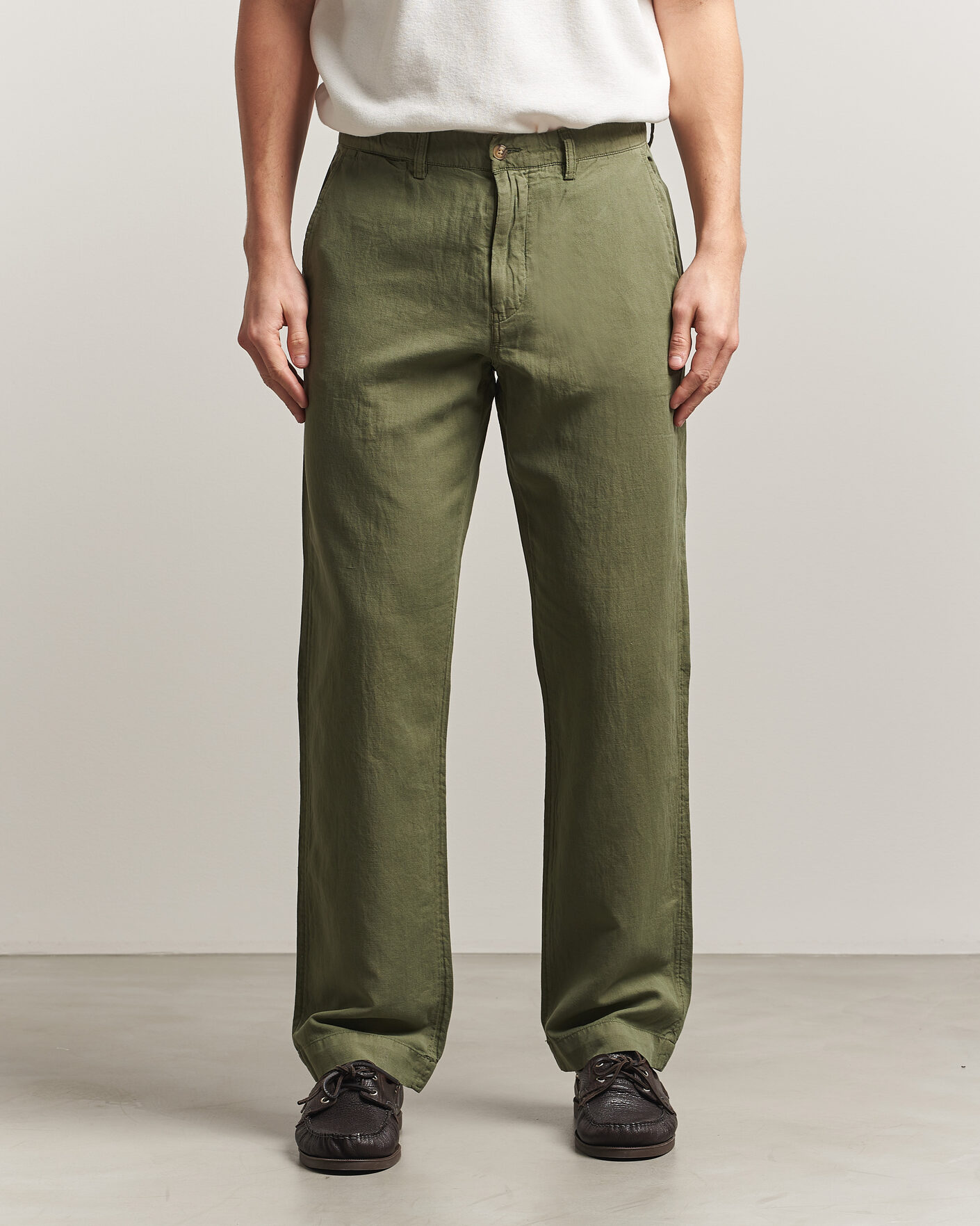 Heren | Broeken | Polo Ralph Lauren | Linen Cotton Pants Garden Trail