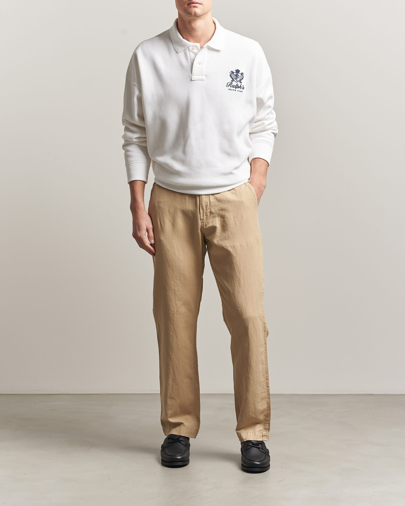 Heren | Broeken | Polo Ralph Lauren | Linen Cotton Pants Coastal Beige
