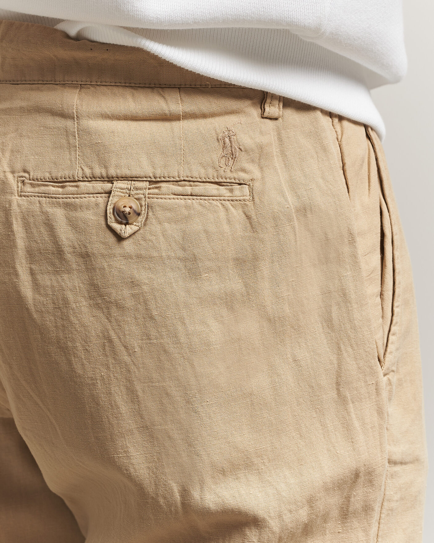 Heren | Broeken | Polo Ralph Lauren | Linen Cotton Pants Coastal Beige