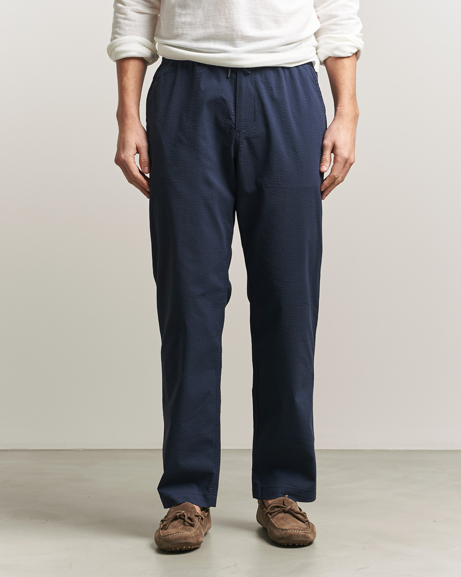 Heren | Broeken | Polo Ralph Lauren | Seersucker Pants Newport Navy