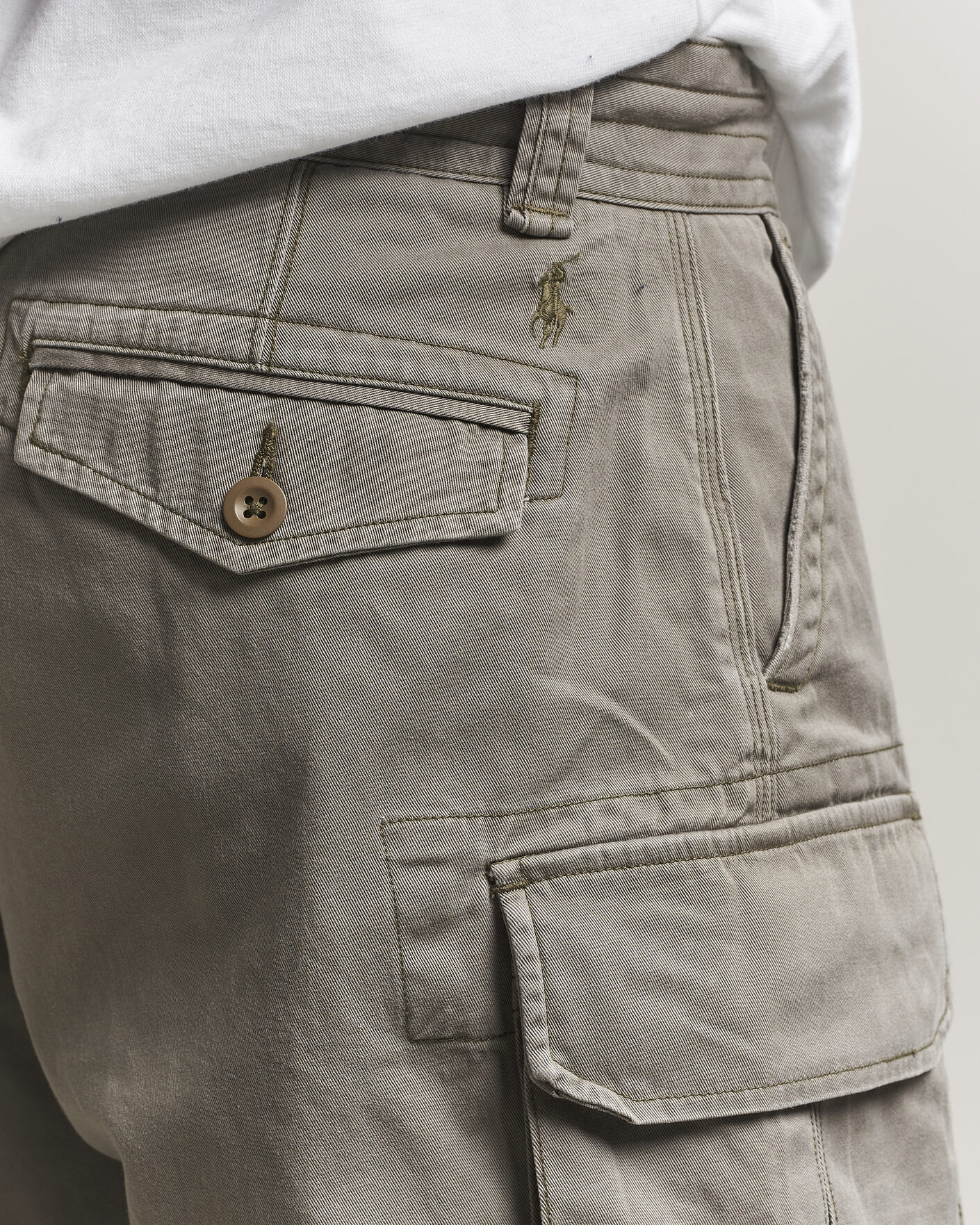 Heren | Korte broek | Polo Ralph Lauren | Twill Cargo Shorts Mountain Green