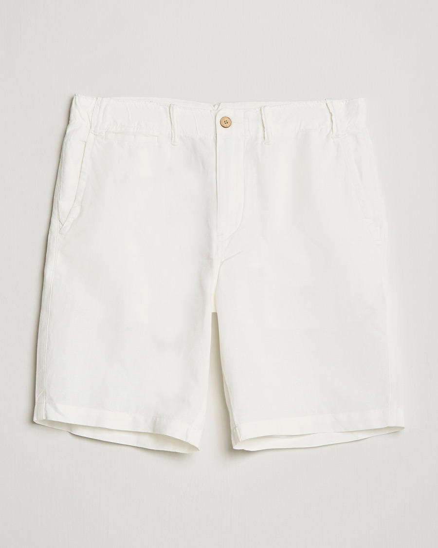 Heren | Korte broek | Polo Ralph Lauren | Cotton/Linen Shorts Deckwash White
