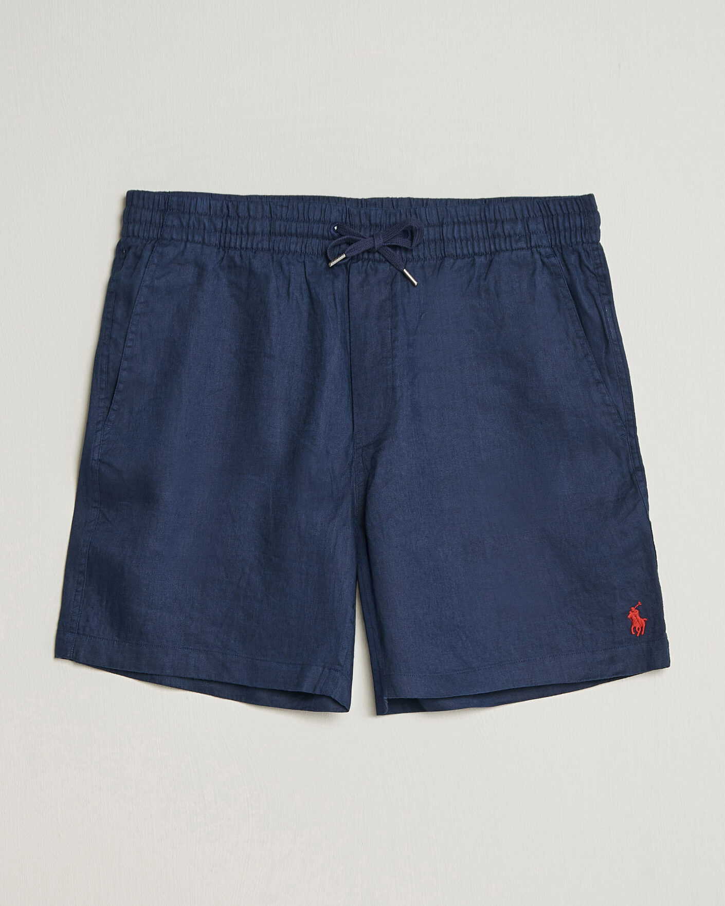Heren | Korte broek | Polo Ralph Lauren | Dyed Linen Shorts Newport Navy