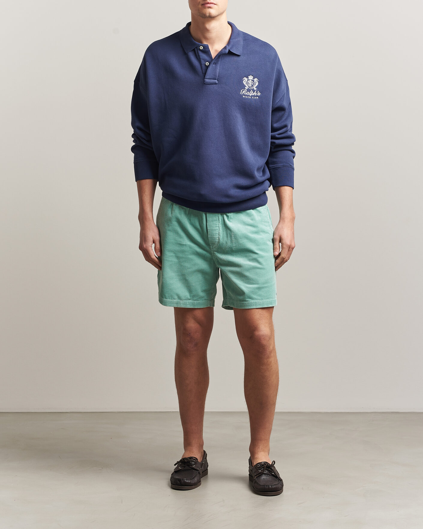 Heren | Korte broek | Polo Ralph Lauren | Corduroy Shorts Celadon