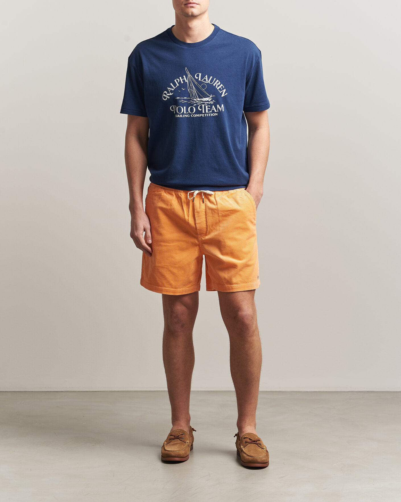 Heren | Korte broek | Polo Ralph Lauren | Corduroy Shorts Key West Orange