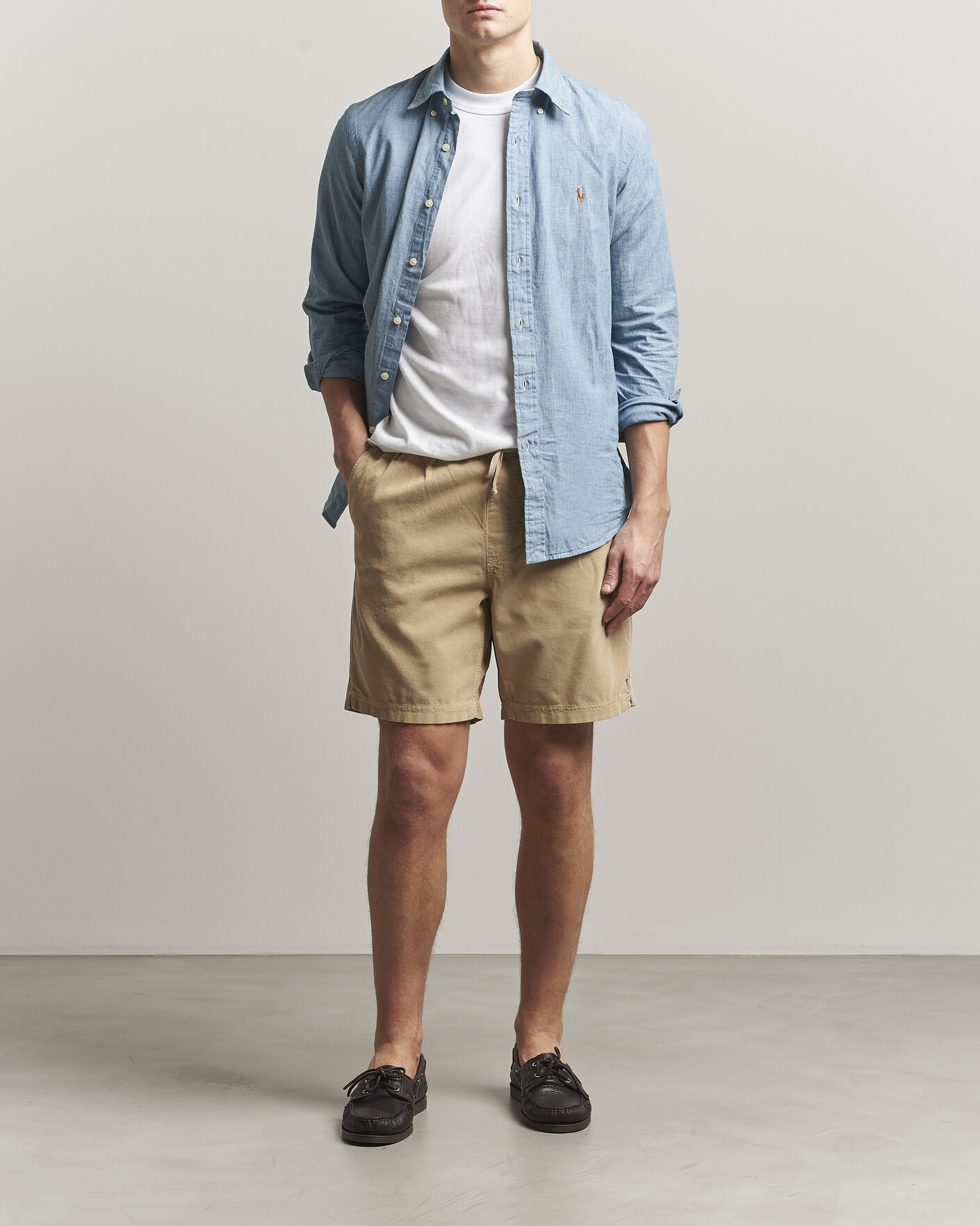 Heren | Korte broek | Polo Ralph Lauren | Wale Cord Shorts Paddock Tan
