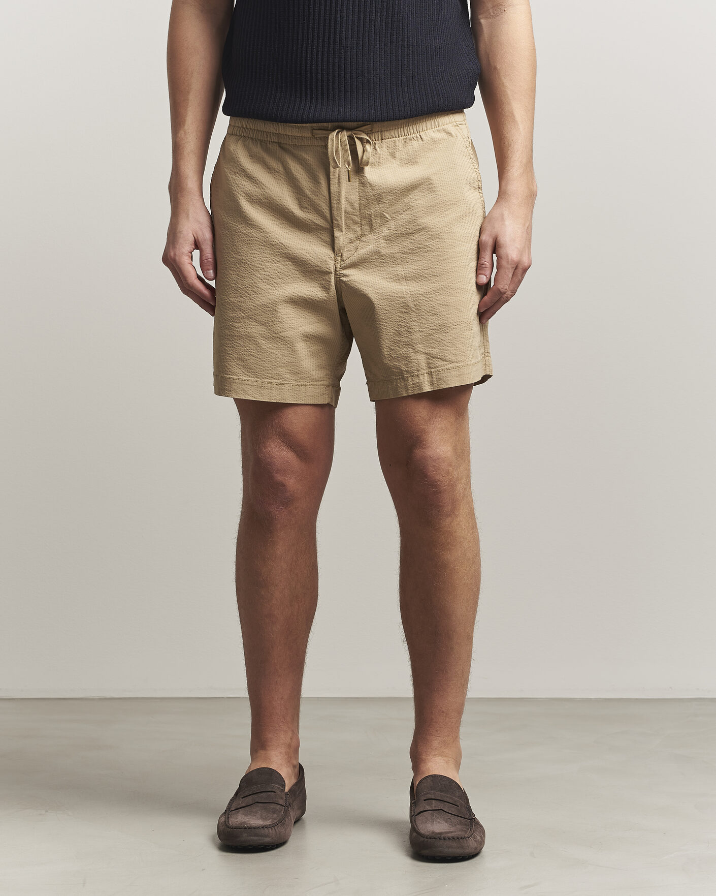 Heren | Korte broek | Polo Ralph Lauren | Seersucker Shorts Coastal Beige