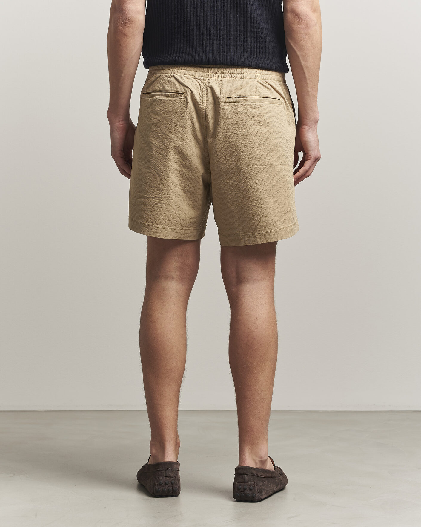 Heren | Korte broek | Polo Ralph Lauren | Seersucker Shorts Coastal Beige