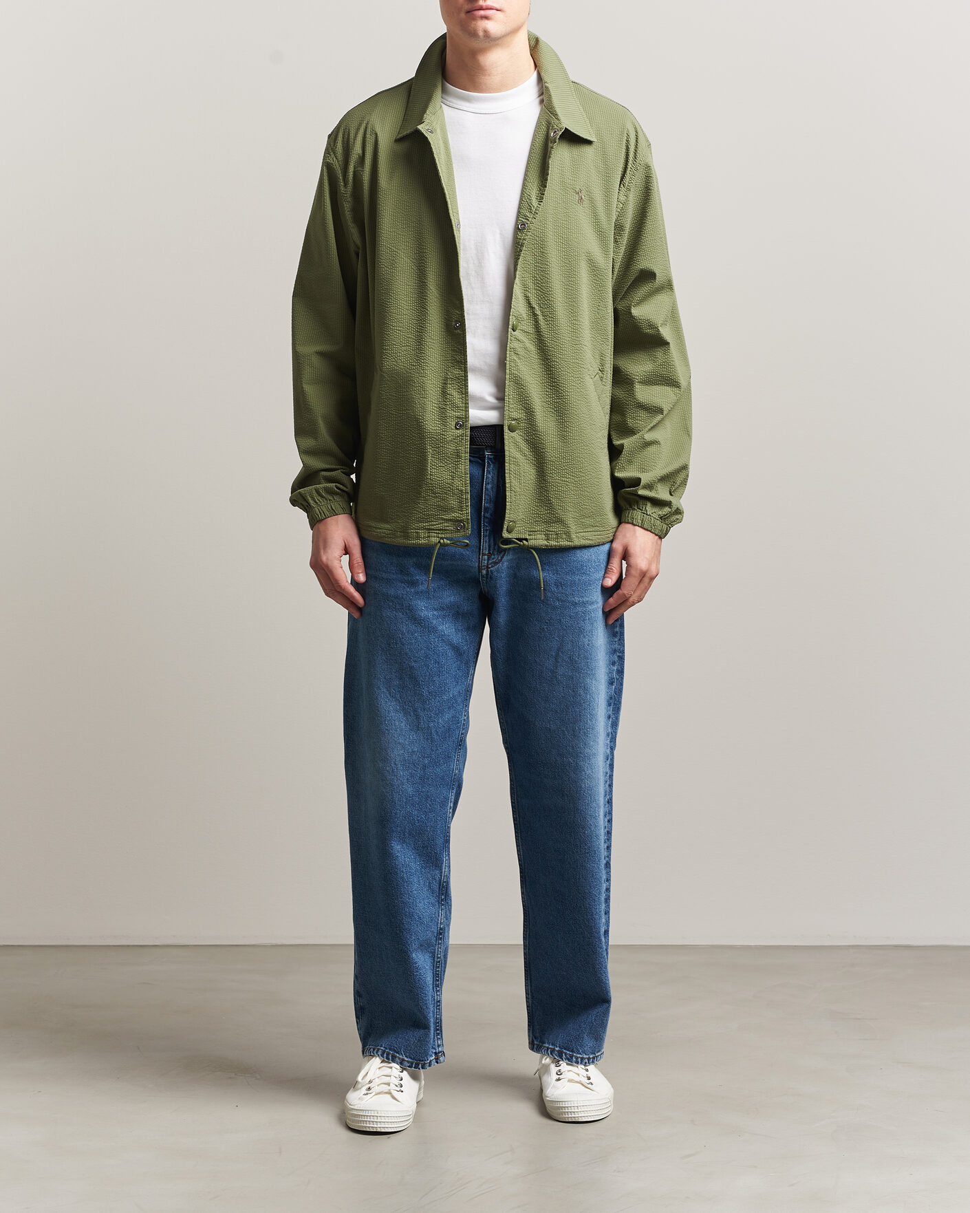 Heren | Jassen | Polo Ralph Lauren | Seersucker Windbreaker Jacket Supply Olive