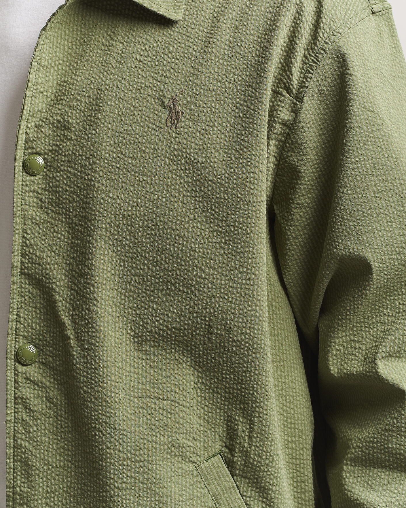 Heren | Jassen | Polo Ralph Lauren | Seersucker Windbreaker Jacket Supply Olive