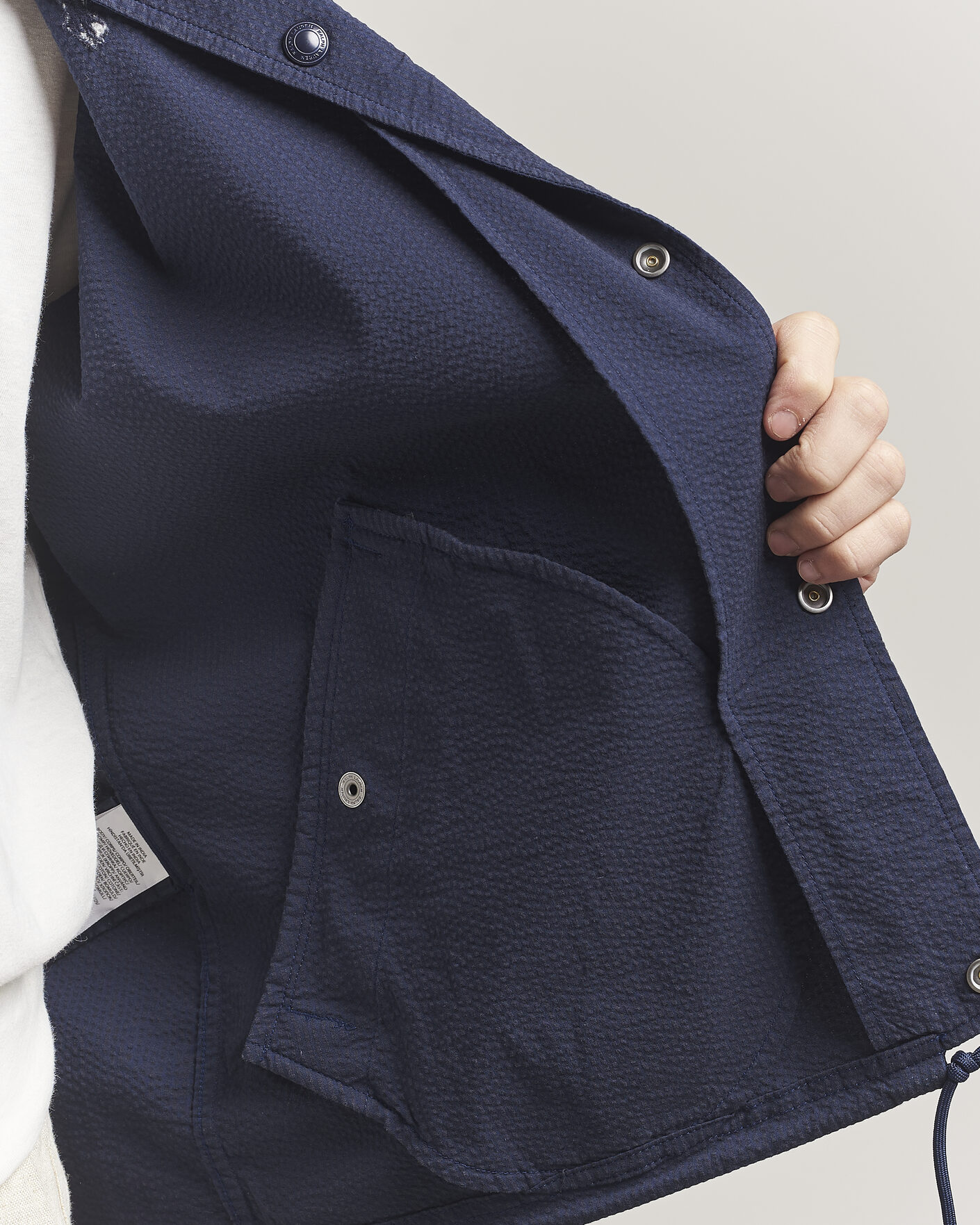 Heren | Jassen | Polo Ralph Lauren | Seersucker Windbreaker Jacket Newport Navy