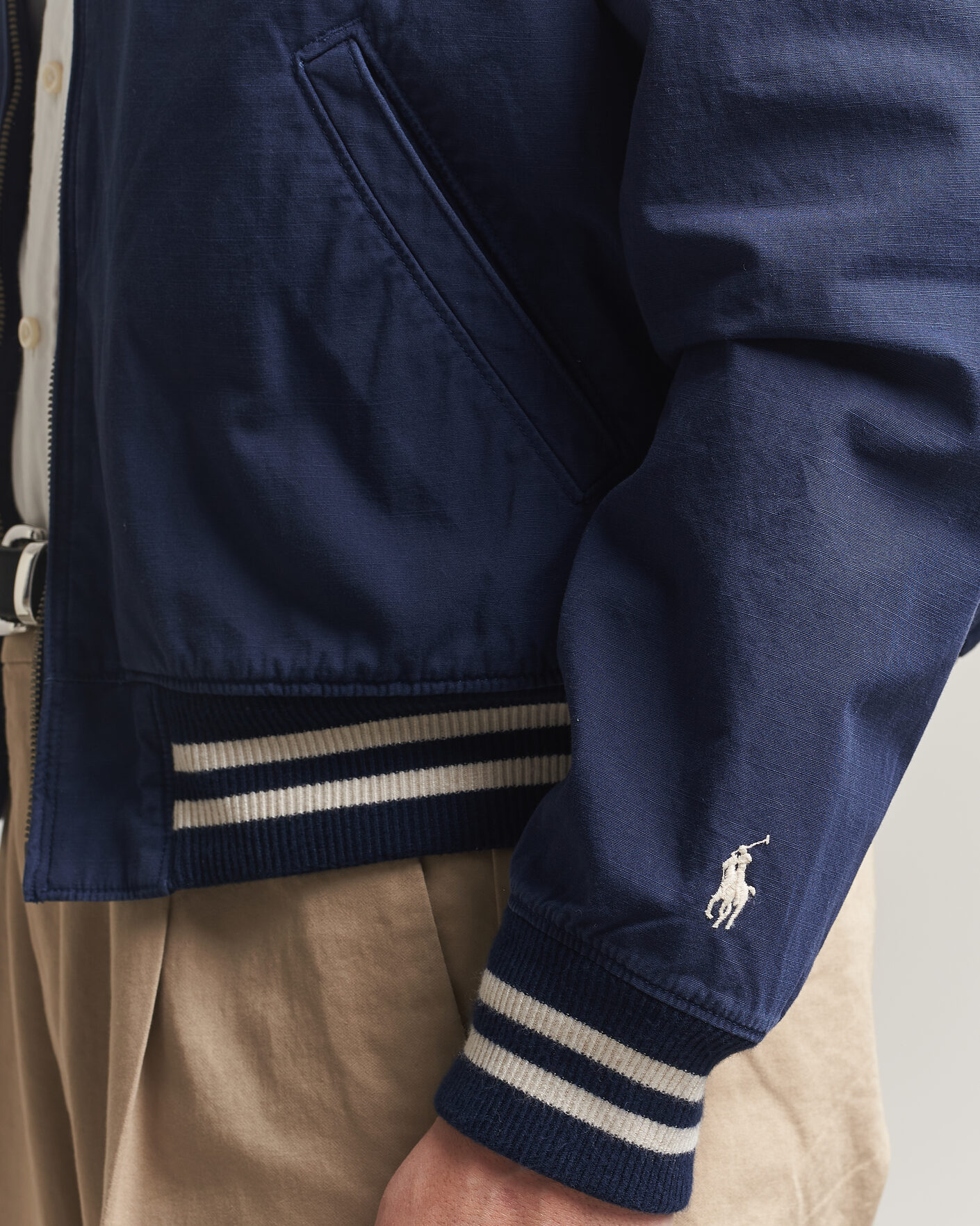 Heren | Jassen | Polo Ralph Lauren | Rustic Canvas Bomberjacket Newport Navy
