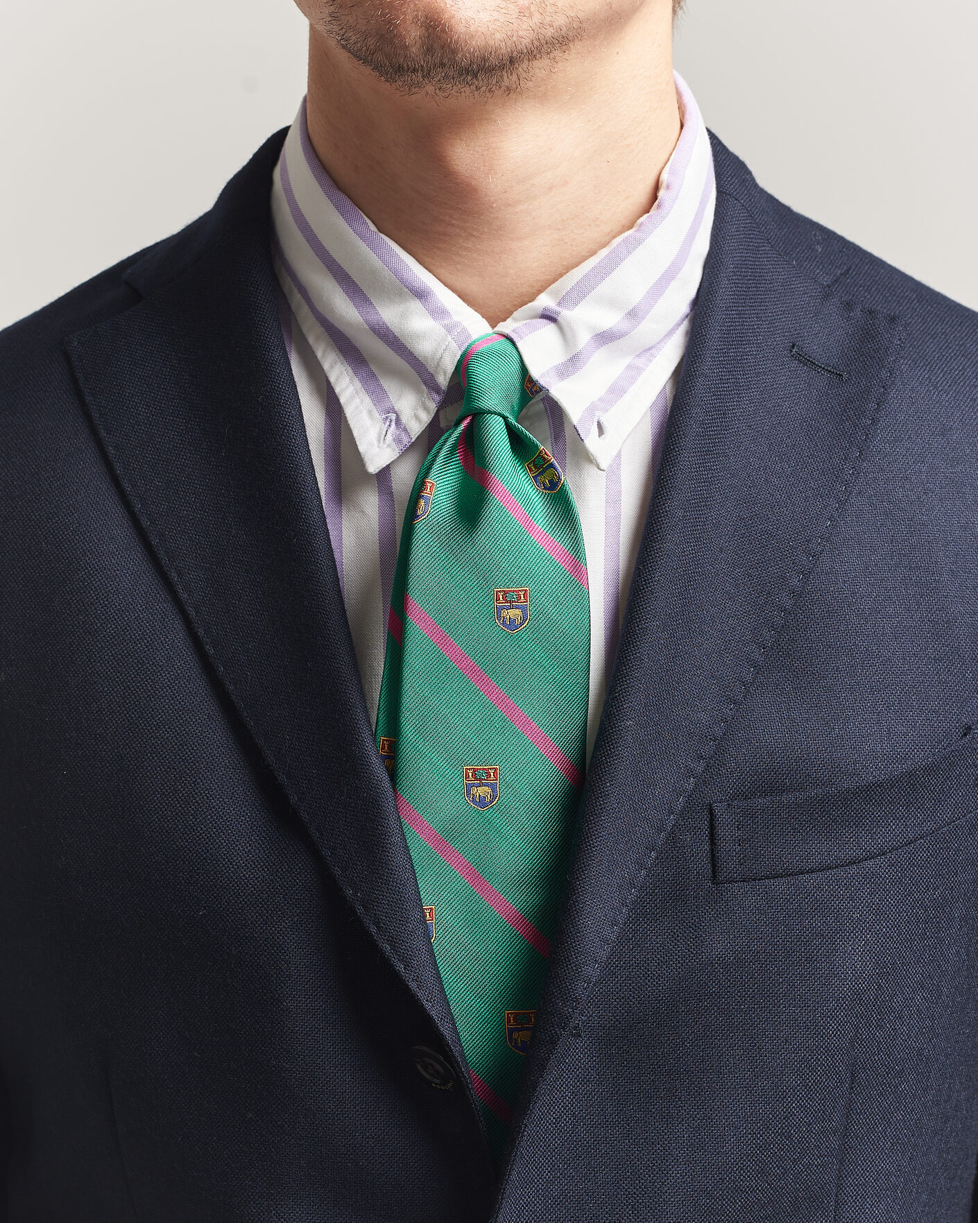 Heren | Stropdassen | Polo Ralph Lauren | Elephant Palm Club Tie Green
