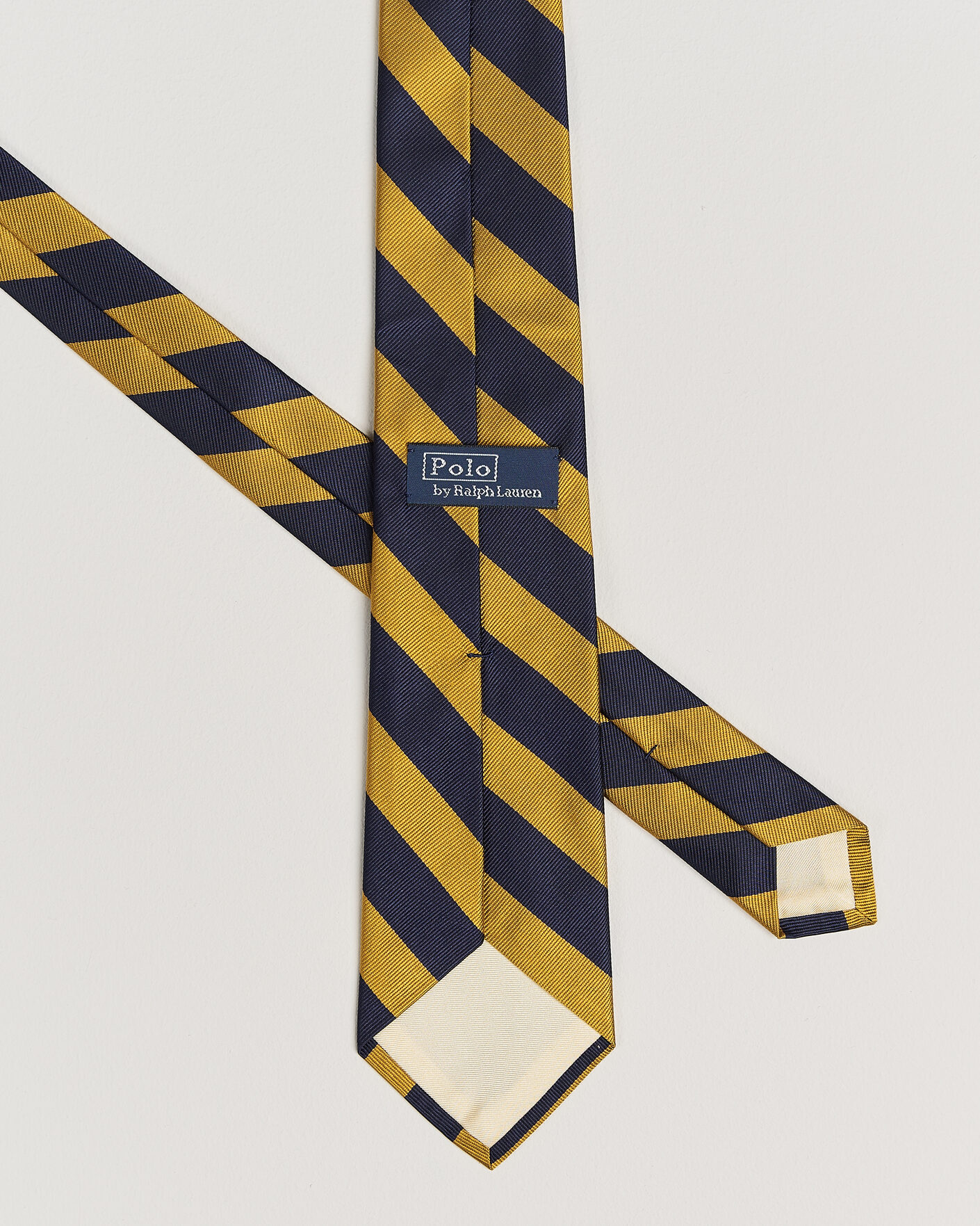 Heren | Stropdassen | Polo Ralph Lauren | Striped Club Tie Navy/Gold