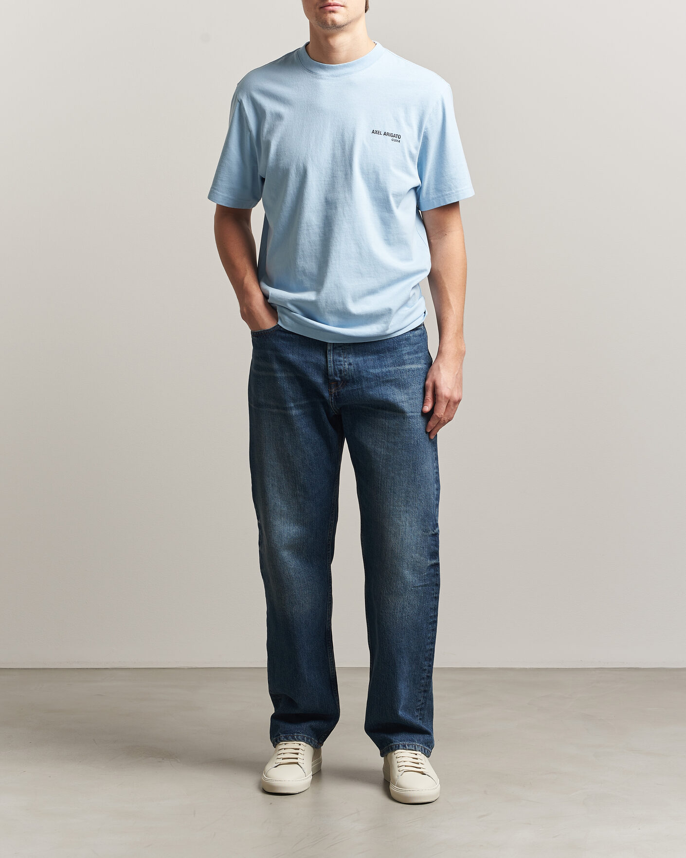 Heren | T-shirts | Axel Arigato | Legacy T-Shirt Powder Blue