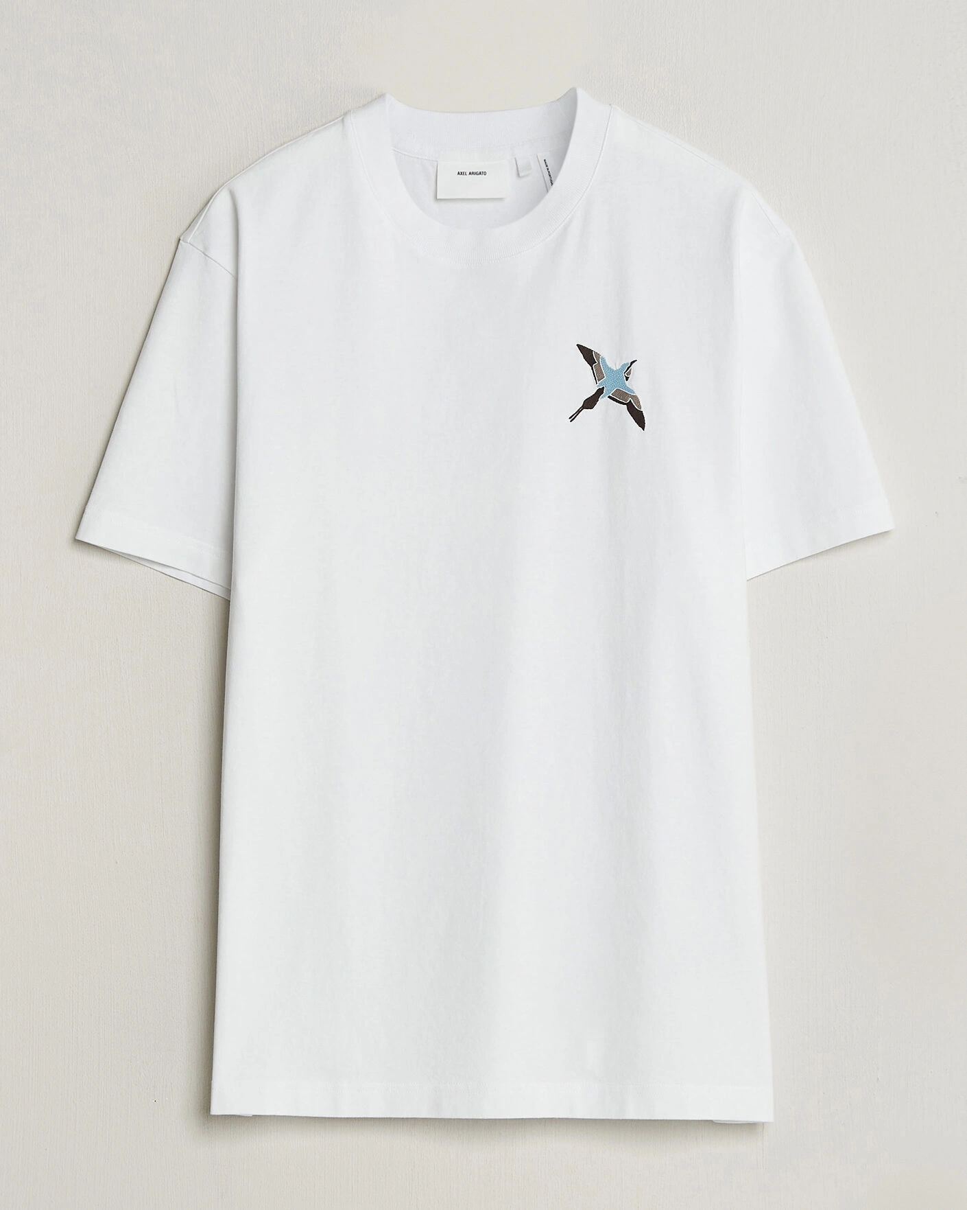 Heren | T-shirts | Axel Arigato | Micro Bee Bird T-Shirt White