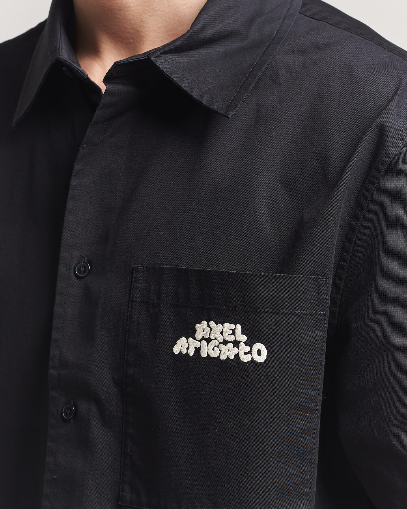 Heren | Overhemden | Axel Arigato | Drew Short Sleeve Shirt Black
