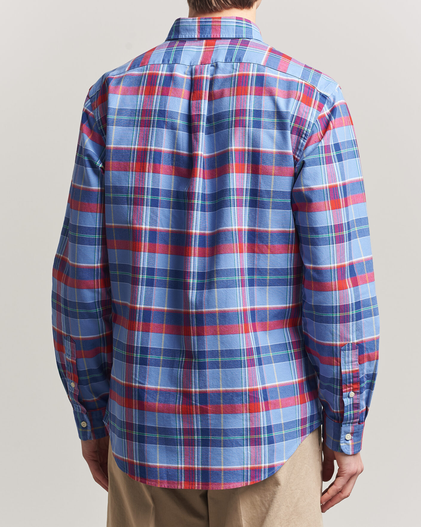 Heren | Overhemden | Polo Ralph Lauren | Custom Fit Check Oxford Shirt Blue Multi