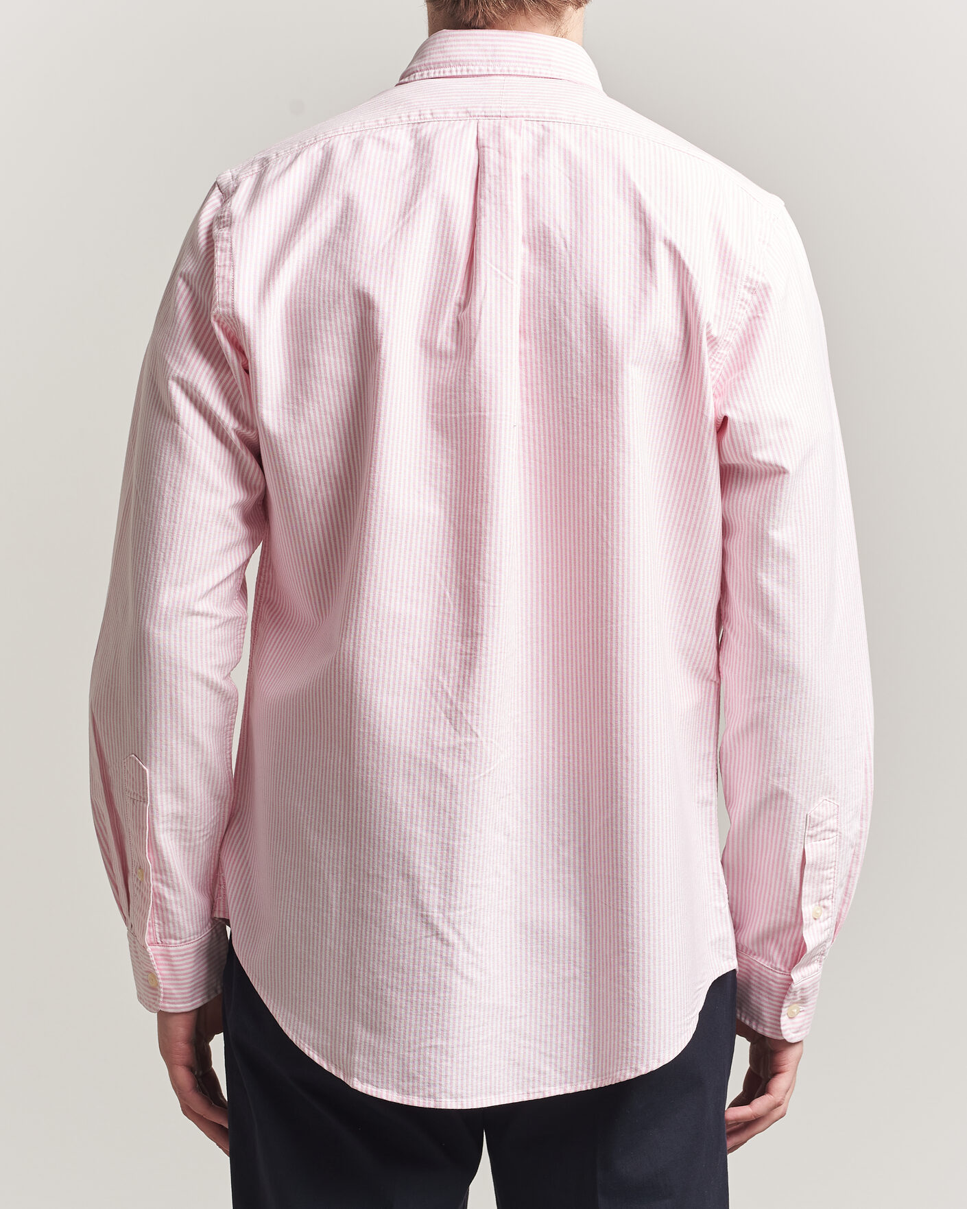 Heren | Overhemden | Polo Ralph Lauren | Custom Fit Micro Striped Oxford Shirt Pink