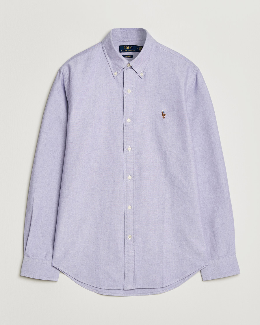 Heren | Overhemden | Polo Ralph Lauren | Custom Fit Oxford Shirt Tissel Purple