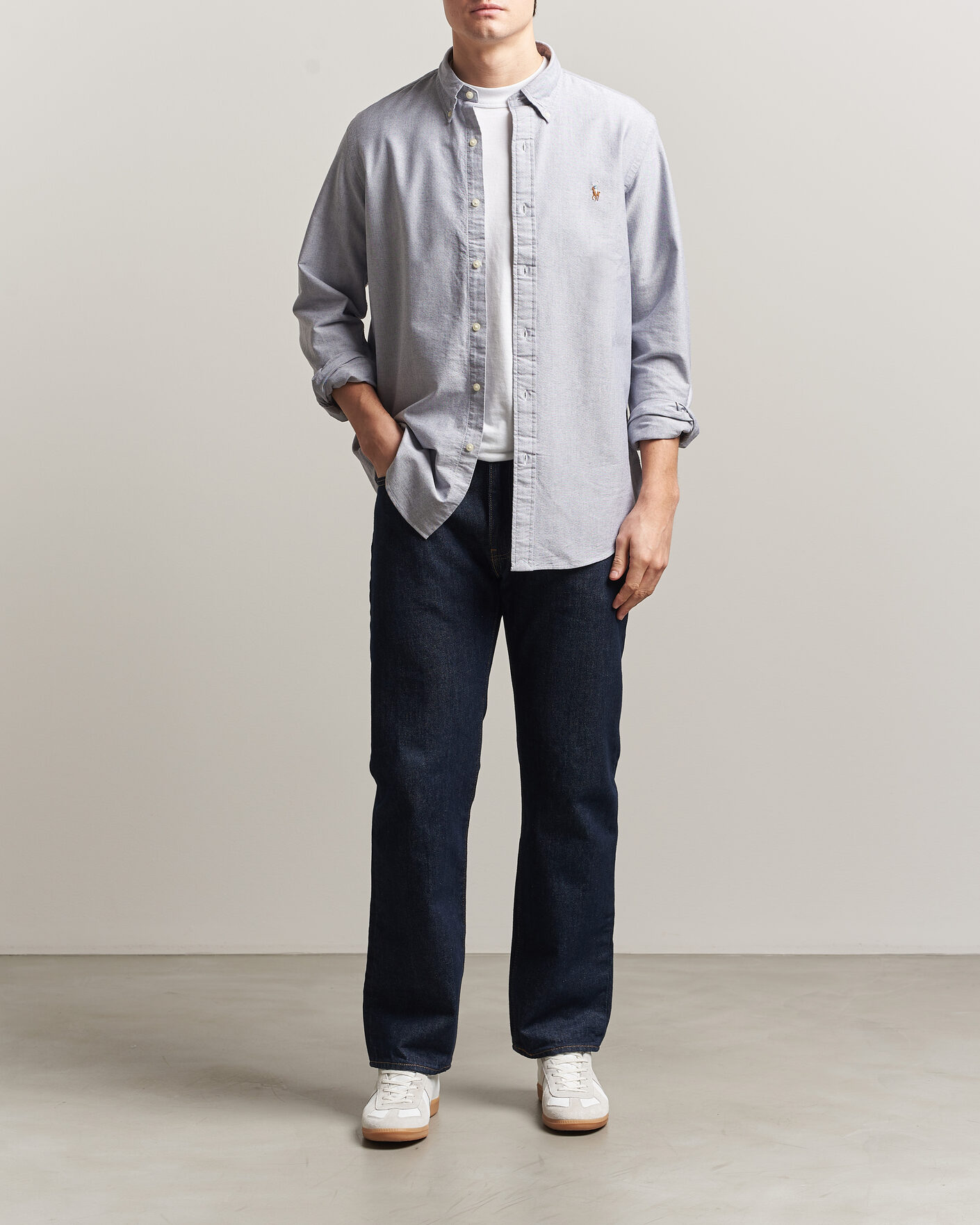 Heren | Overhemden | Polo Ralph Lauren | Custom Fit Oxford Shirt Navy