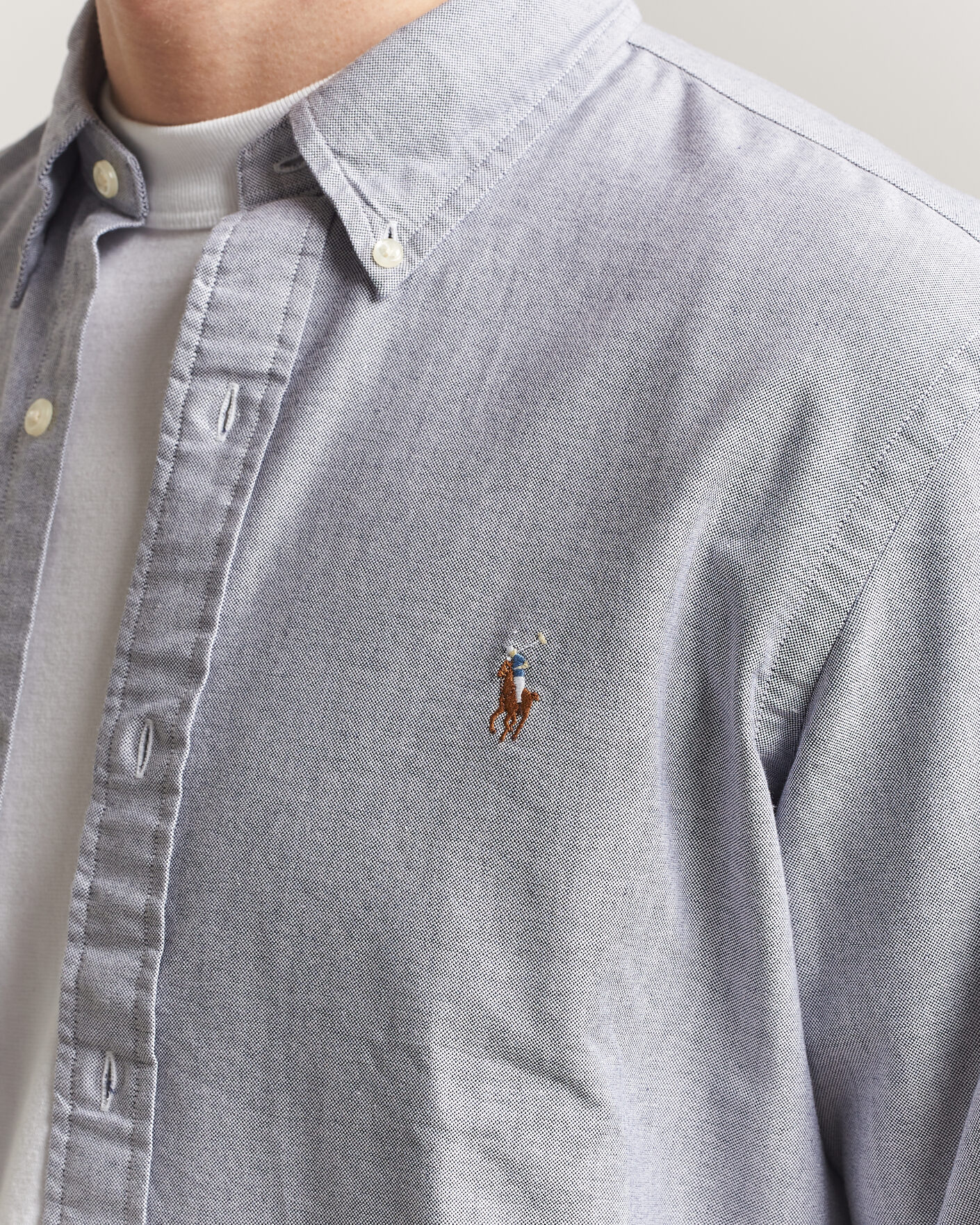 Heren | Overhemden | Polo Ralph Lauren | Custom Fit Oxford Shirt Navy
