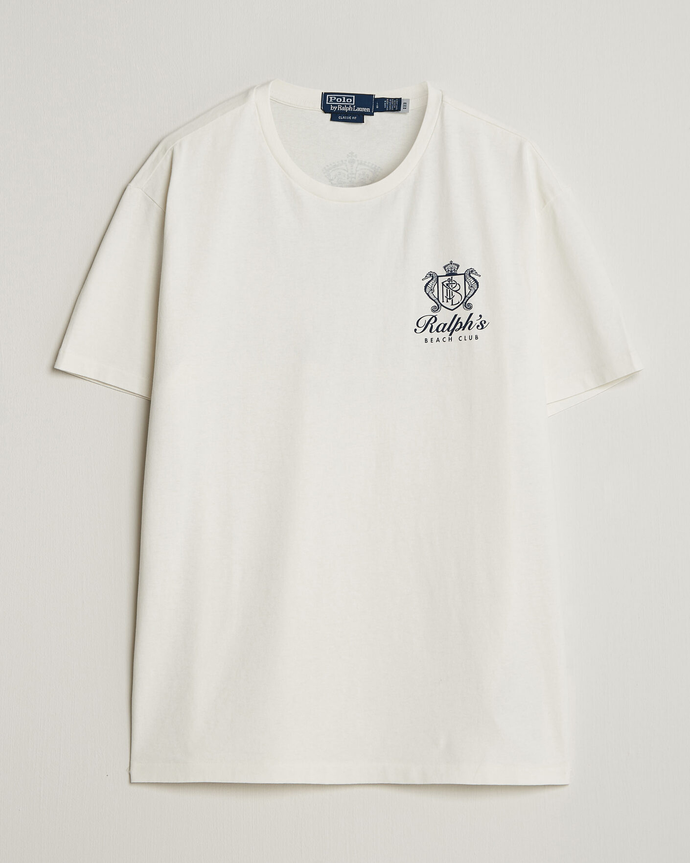 Heren | T-shirts | Polo Ralph Lauren | Ralph's Beach Club Back Print Tee White