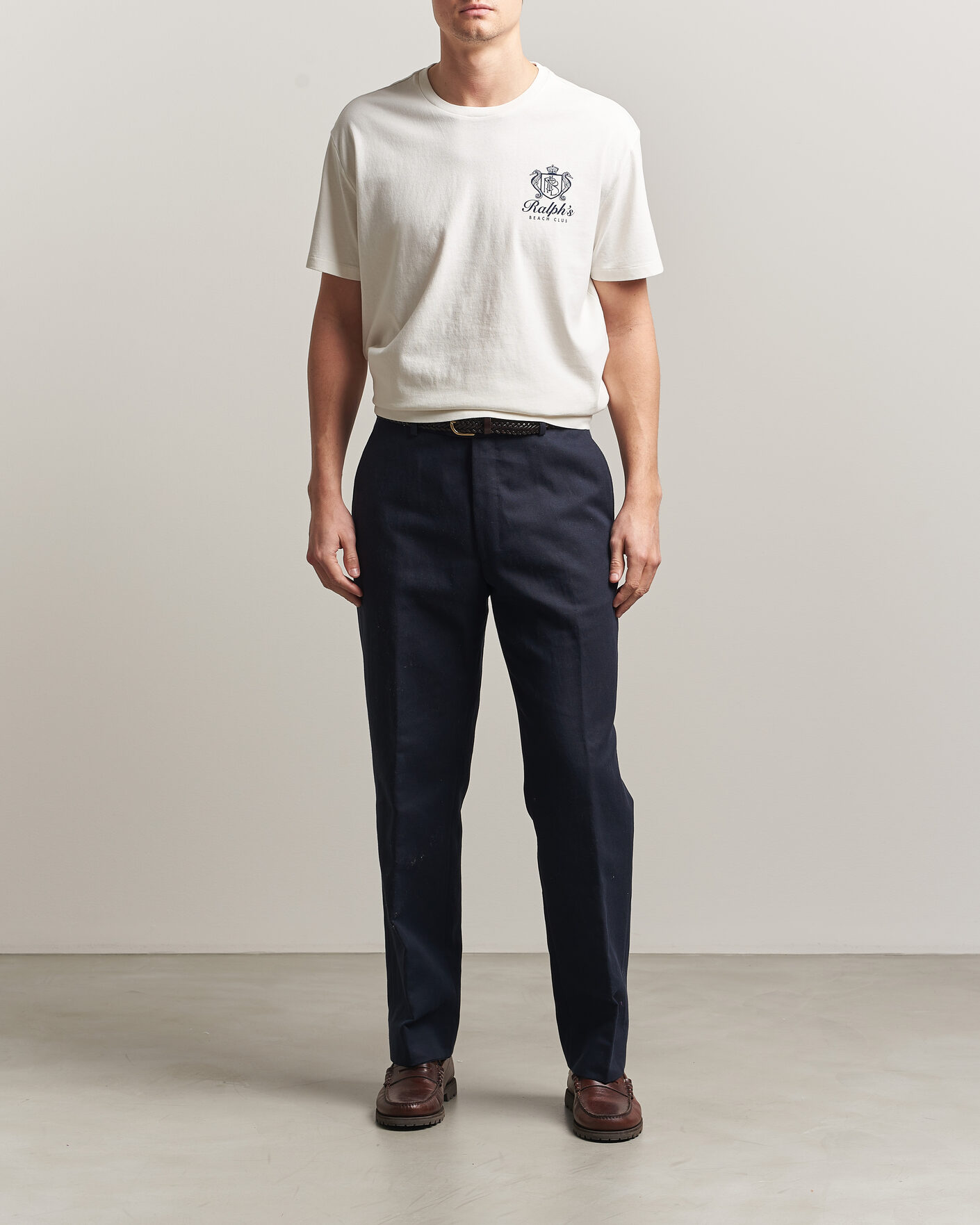 Heren | T-shirts | Polo Ralph Lauren | Ralph's Beach Club Back Print Tee White