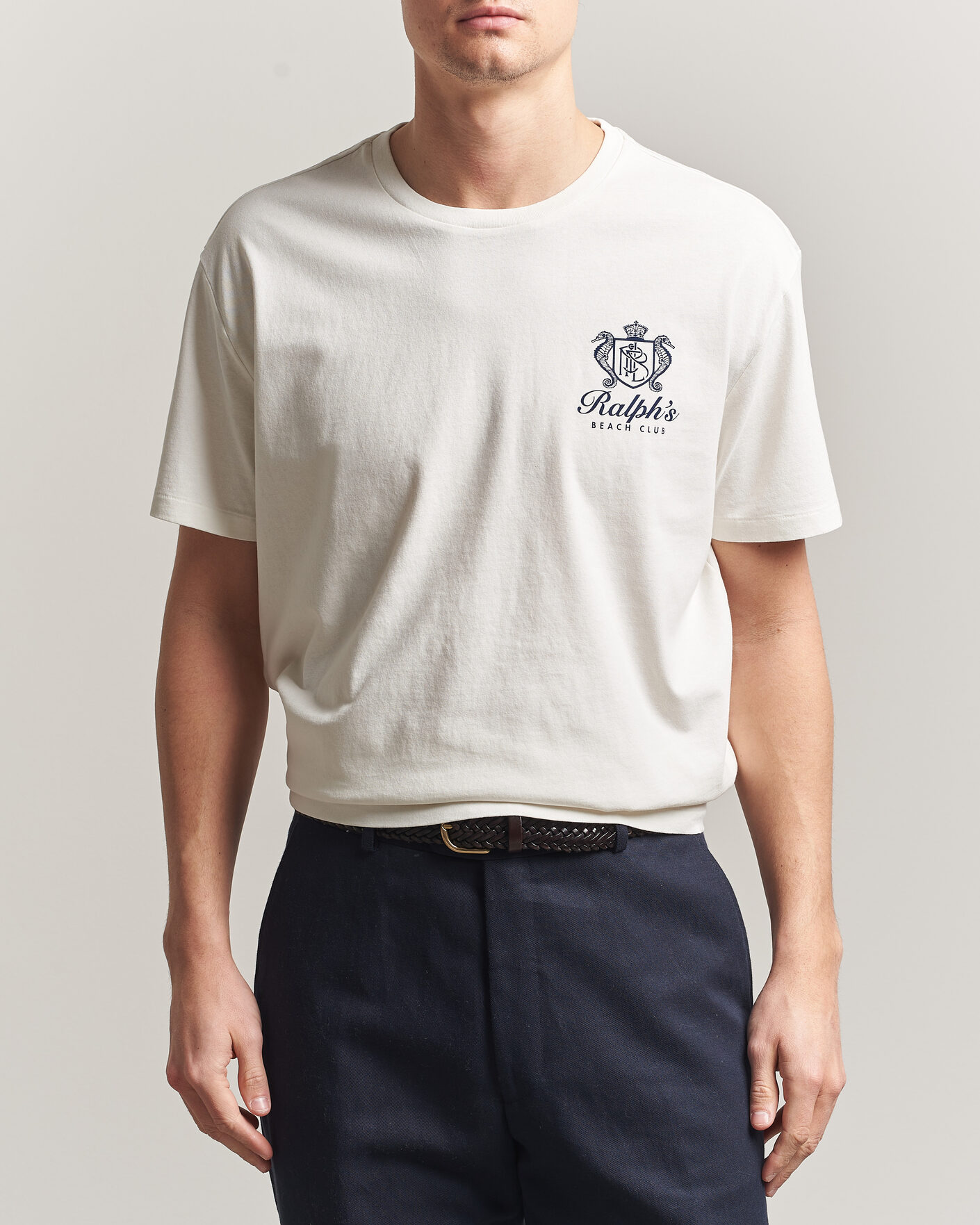 Heren | T-shirts | Polo Ralph Lauren | Ralph's Beach Club Back Print Tee White