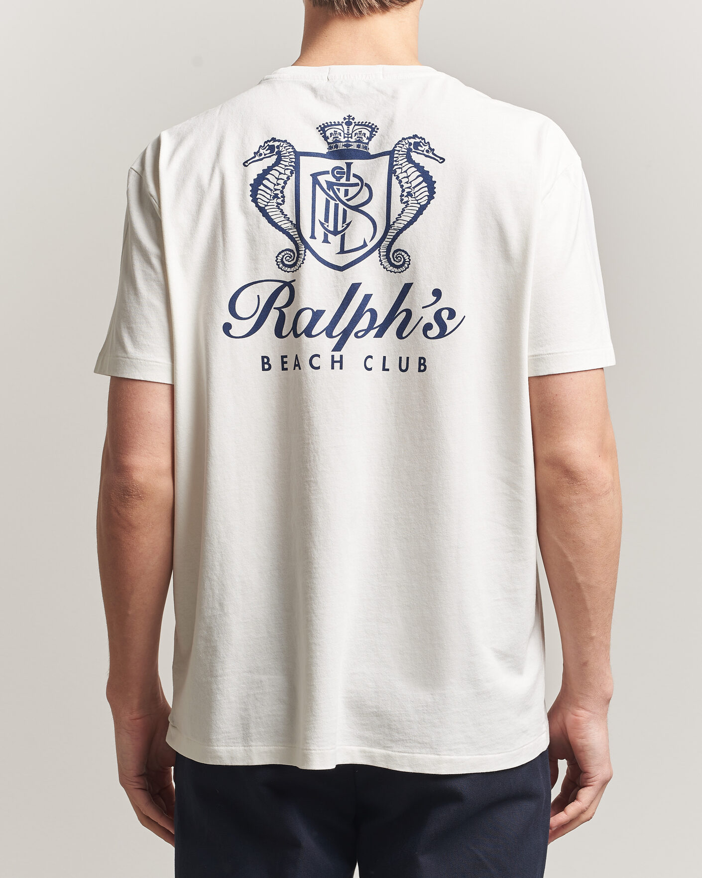 Heren | T-shirts | Polo Ralph Lauren | Ralph's Beach Club Back Print Tee White