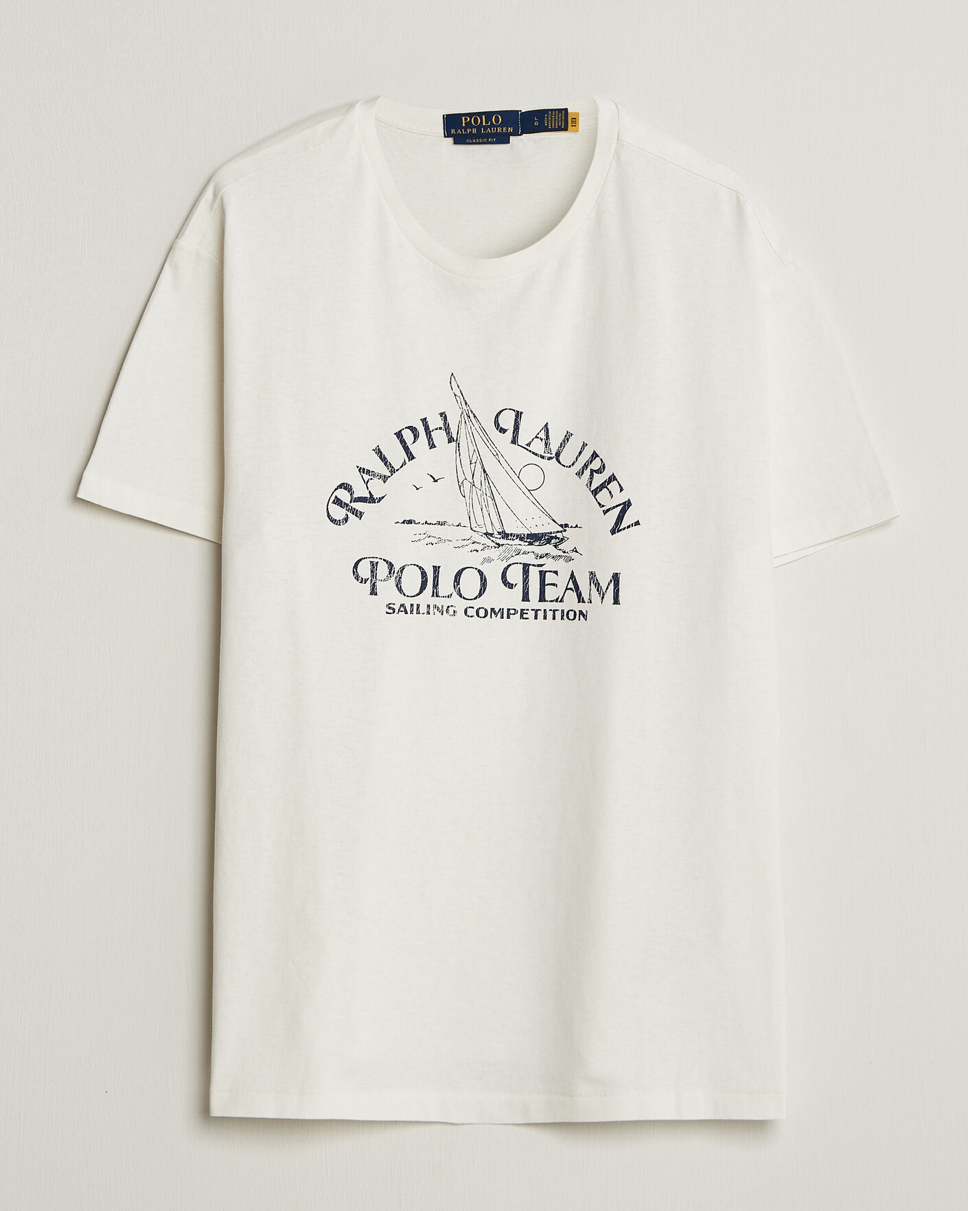 Heren | T-shirts | Polo Ralph Lauren | Ralph's Beach Club Printed Tee Deckwash White